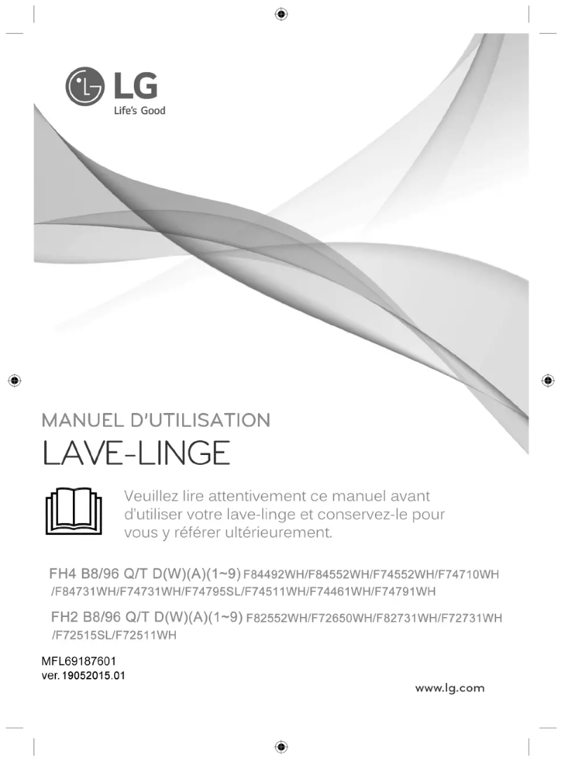 Page n°1 - Manuel utilisateur LG F84552WH