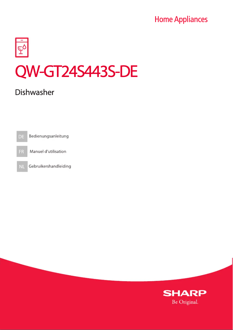 Page n°1 - Manuel utilisateur Sharp QW-GT24S443S-DE