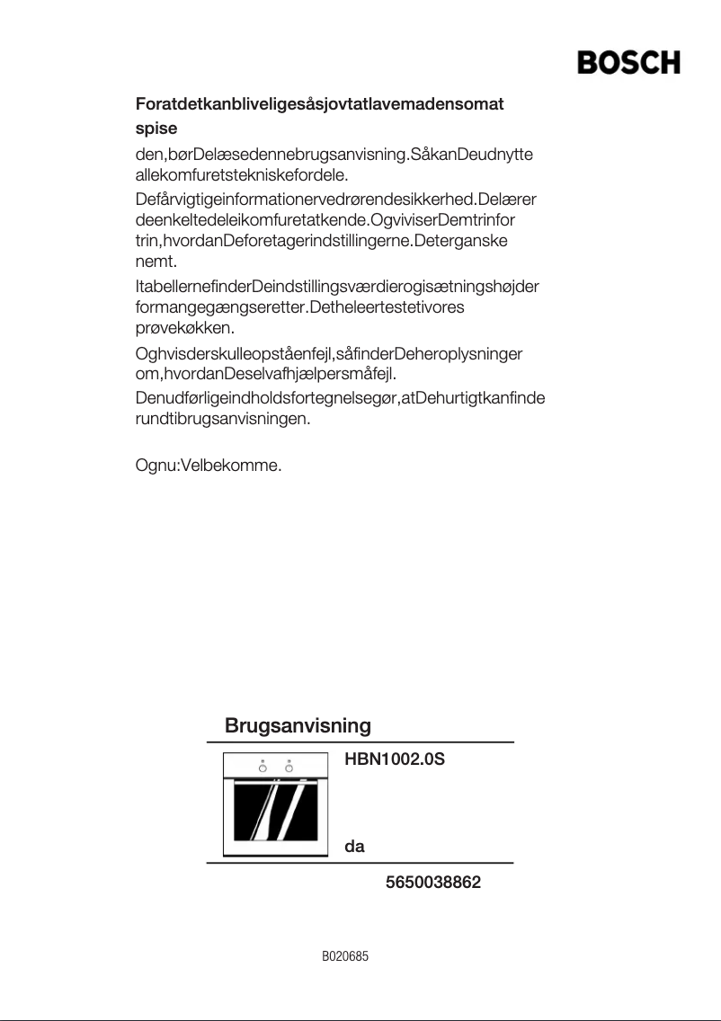 Image de la première page du manuel de l'appareil HBN100220s