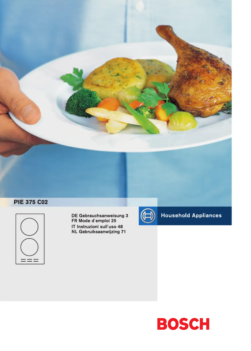 Image de la première page du manuel de l'appareil PIE375C03