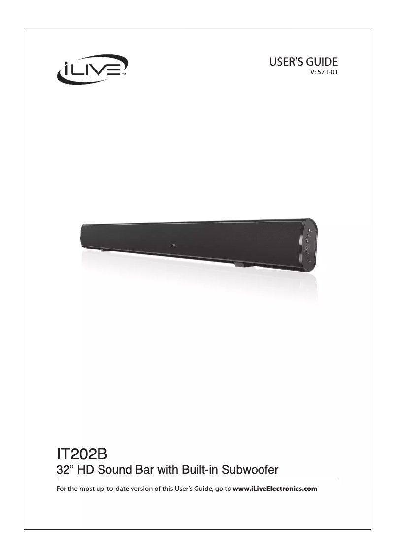 Page 1 de la notice Manuel utilisateur iLive IT202B