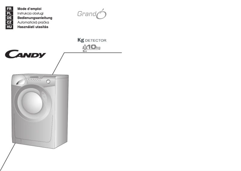 Page n°1 - Manuel utilisateur Candy GO 12102D-37