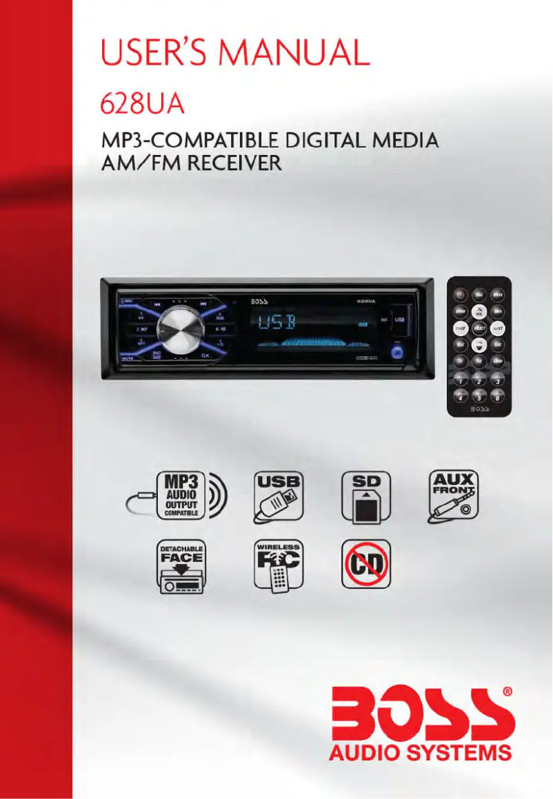 Image de la première page du manuel de l'appareil 628UA