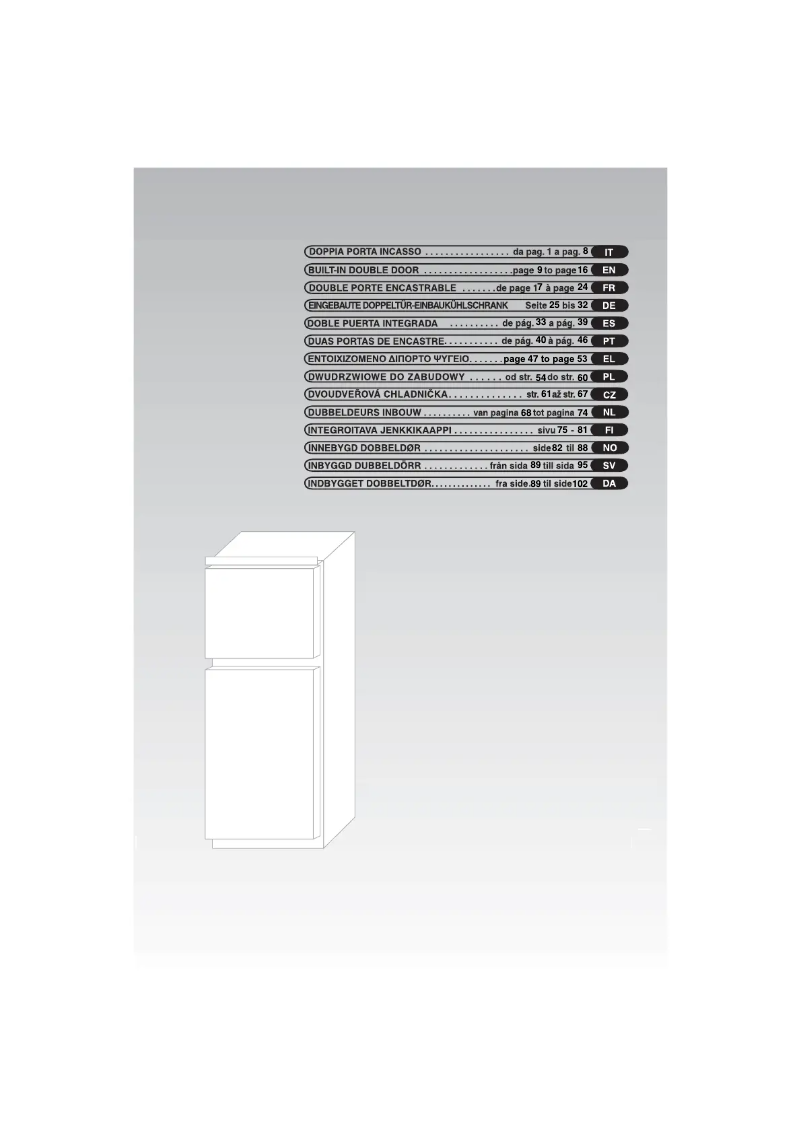 Page 1 de la notice Manuel utilisateur Candy CBDP 2364/1