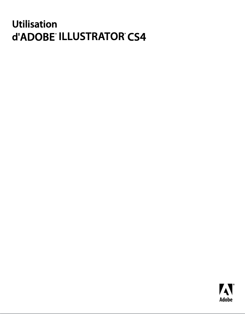 Page n°1 - Manuel utilisateur Adobe Illustrator CS4