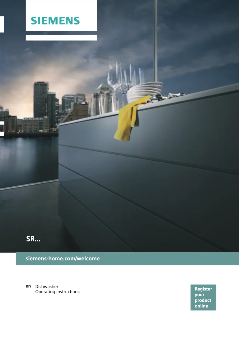 Page n°1 - Manuel utilisateur Siemens SR 65E000