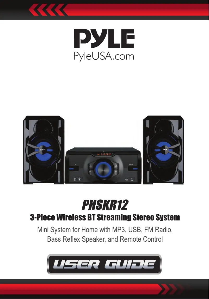 Page 1 de la notice Manuel utilisateur Pyle PHSKR12