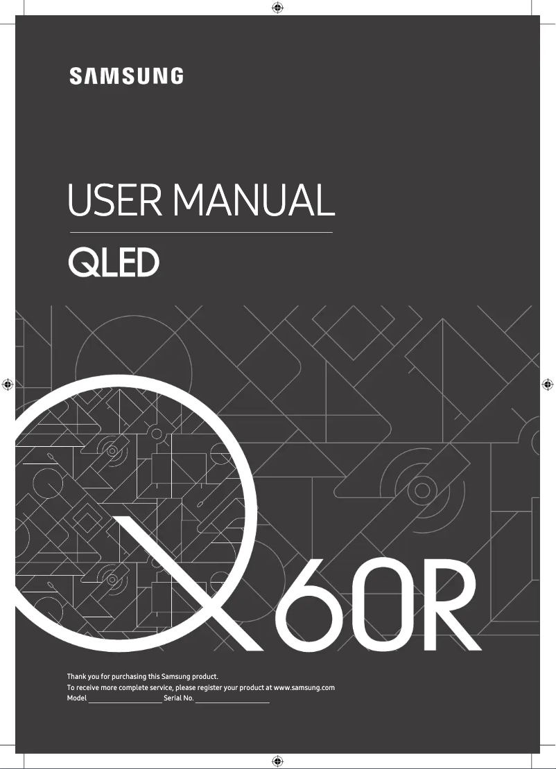 Page n°1 - Manuel utilisateur Samsung GQ75Q60RGT