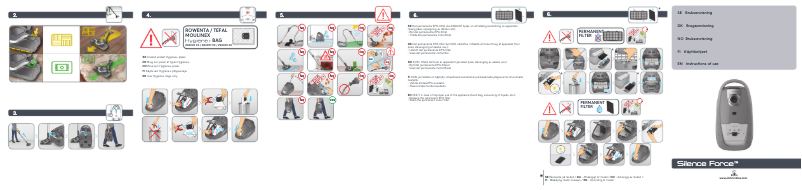 Page 1 de la notice Manuel utilisateur OBH Nordica Silence Force VO7717NA