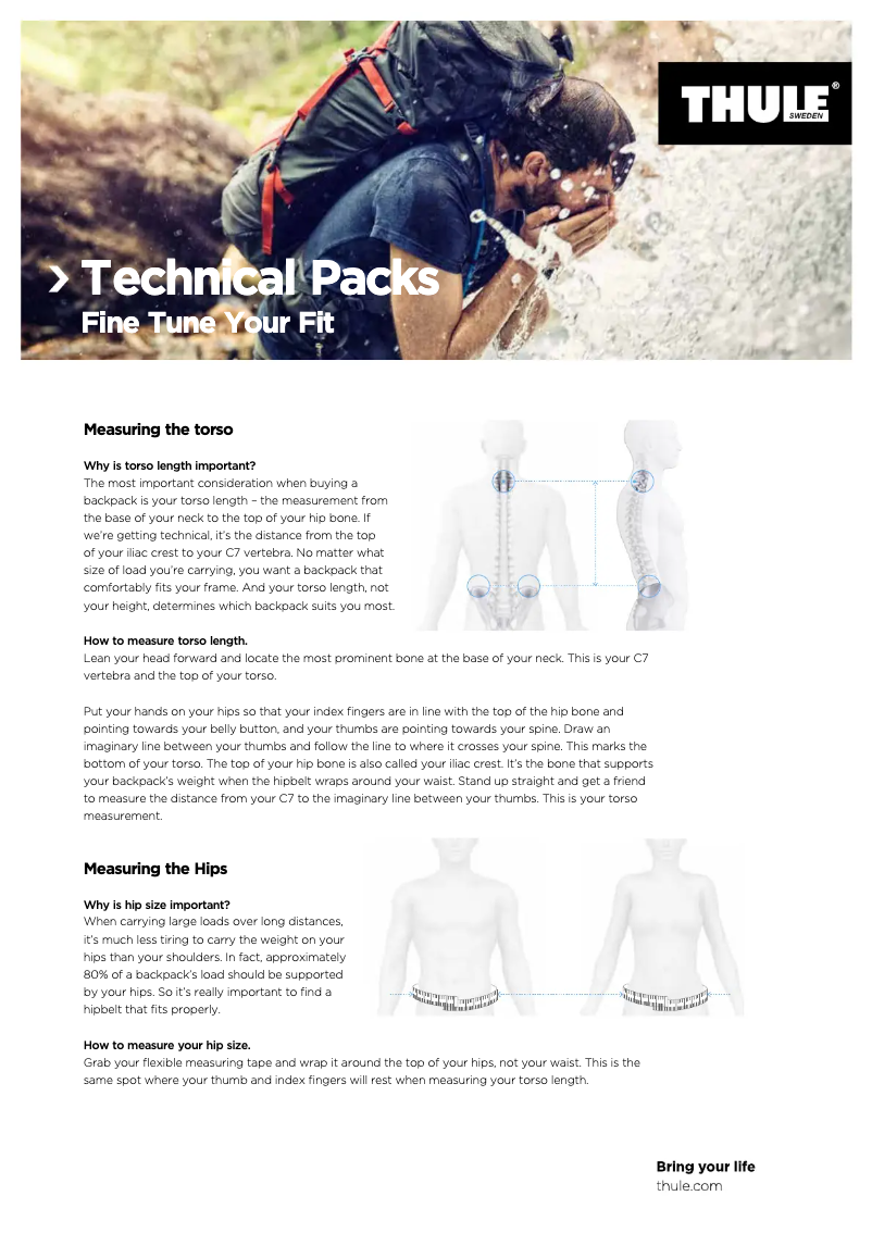 Page 1 de la notice Manuel utilisateur Thule AllTrail 15L