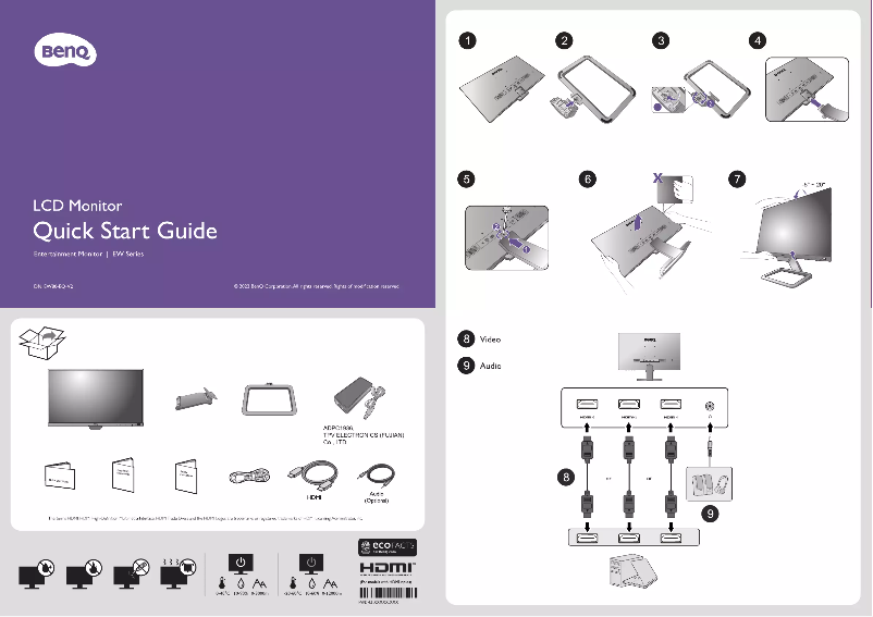 Image de la première page du manuel de l'appareil EW2480