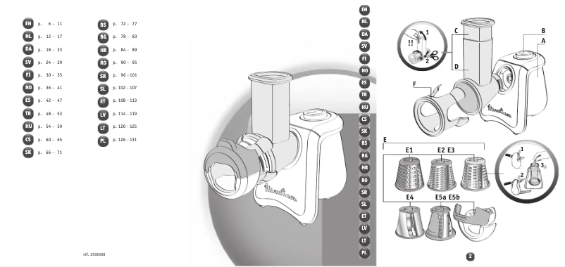Page n°1 - Manuel utilisateur Tefal Fresh Express Max MB8105