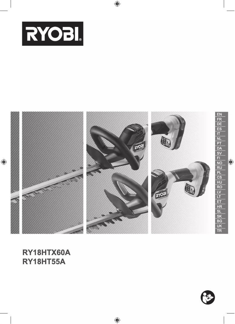 Page n°1 - Manuel utilisateur RYOBI One+ RY18HTX60A