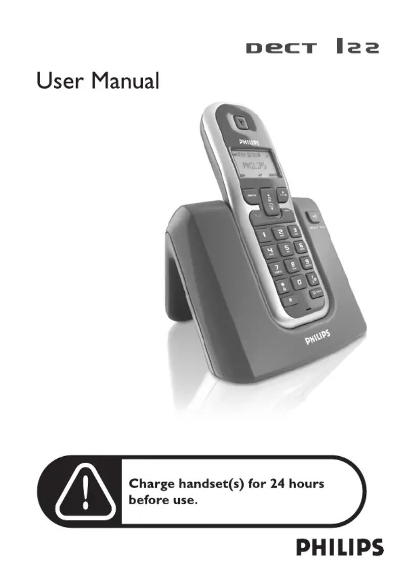 Página 1 del manual Manual de instrucciones Philips DECT1223S