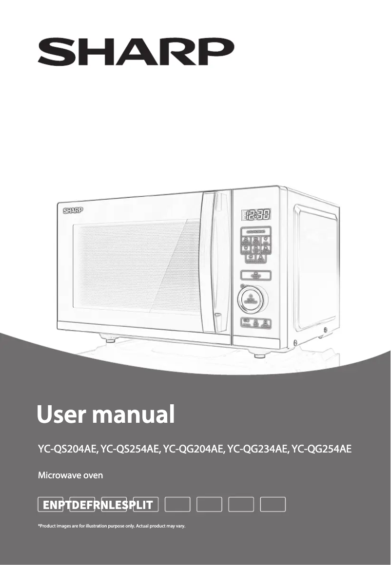 Page n°1 - Manuel utilisateur Sharp YC-QS204AE