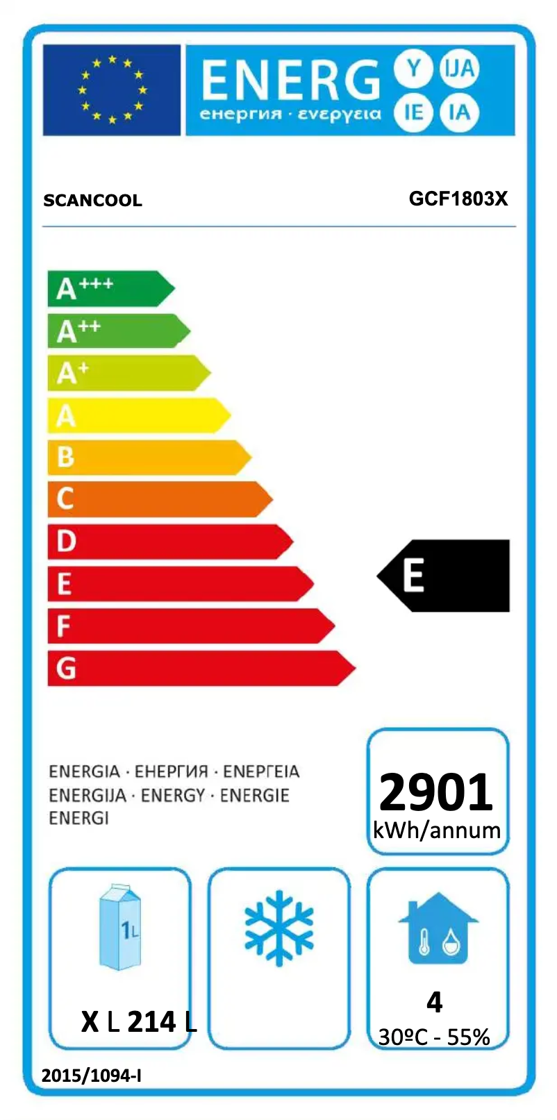 Image de la première page du manuel de l'appareil GCF1803X