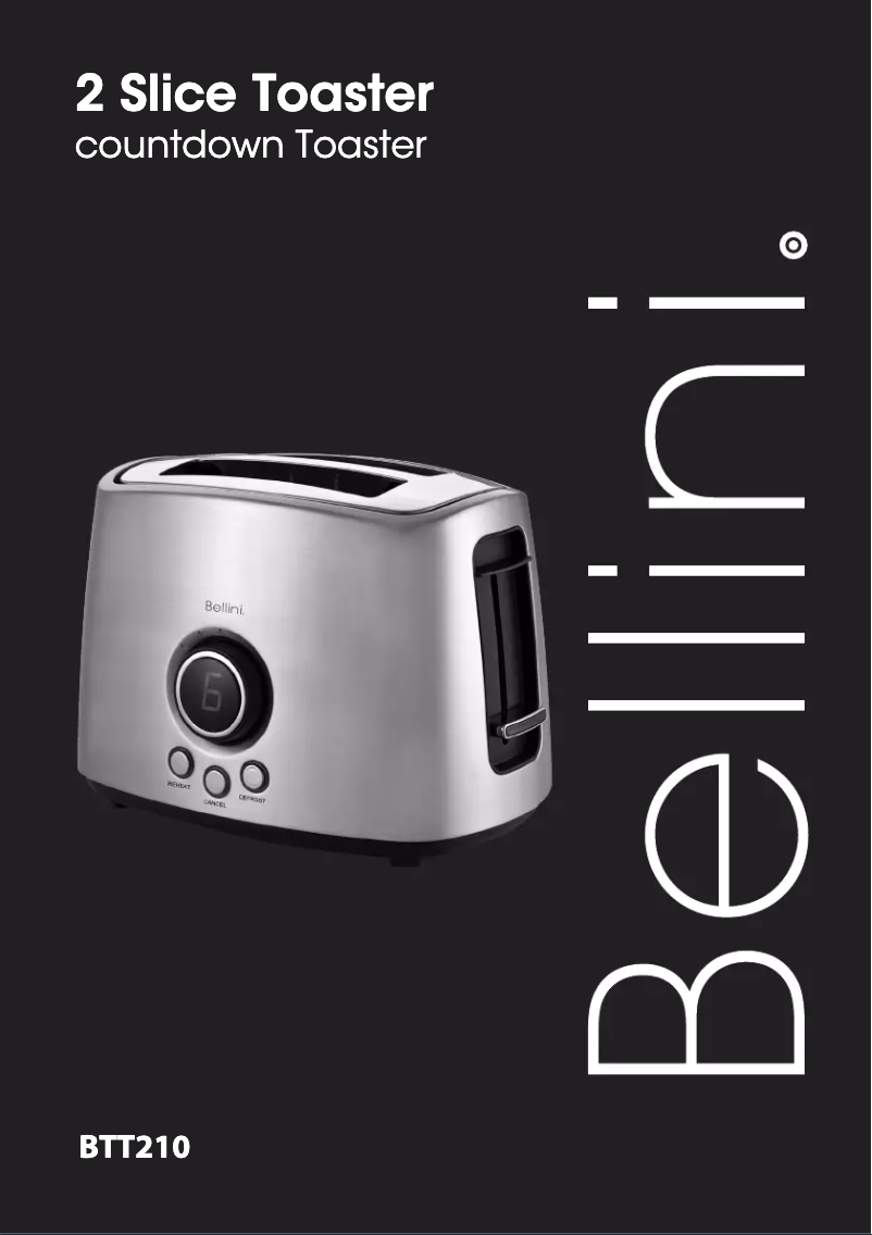 Página 1 del manual Manual de usuario Bellini BTT210