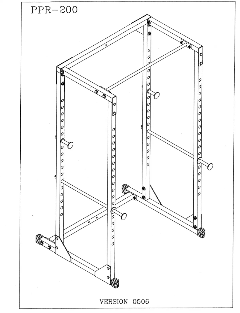 Image de la première page du manuel de l'appareil Powerline PPR200X