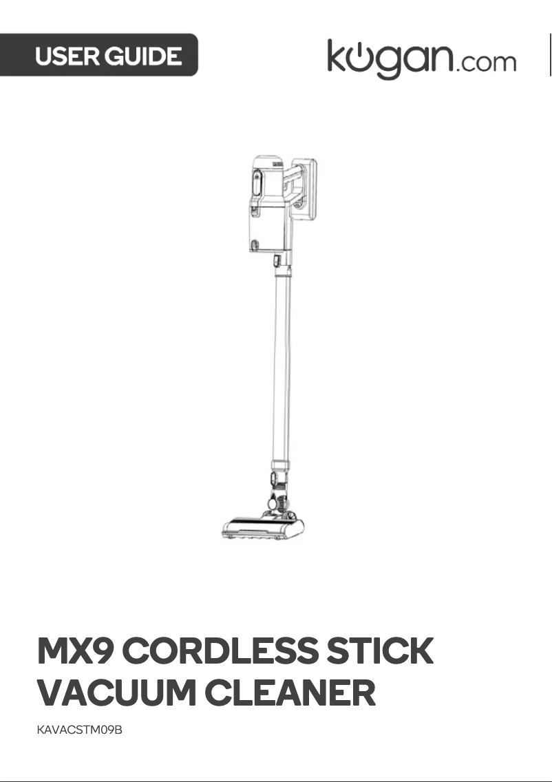 Page n°1 - Manuel utilisateur Kogan MX9 KAVACSTM09B