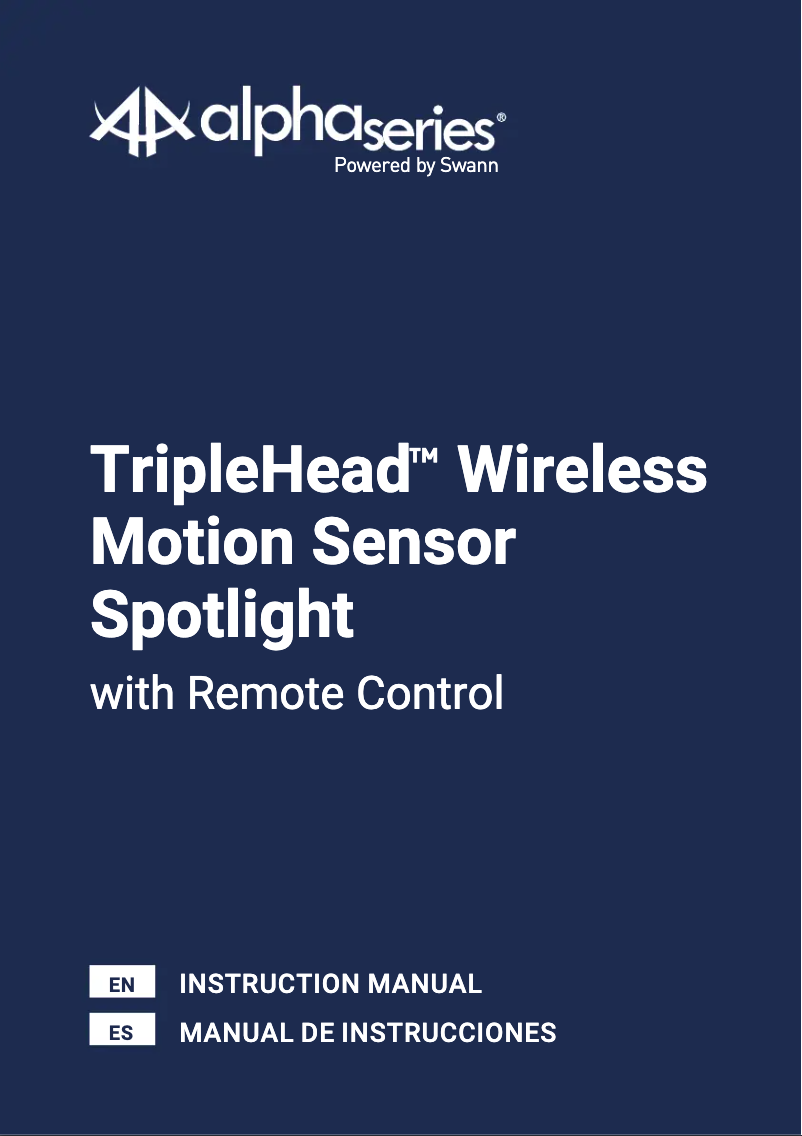 Página 1 del manual Manual de usuario Swann SWALPH-B12003HRB