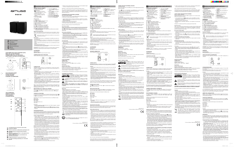 Image de la première page du manuel de l'appareil M-620 SH