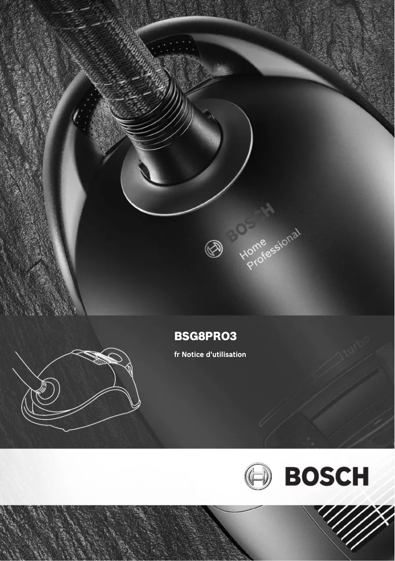 Page n°1 - Manuel utilisateur Bosch BSG8PRO3