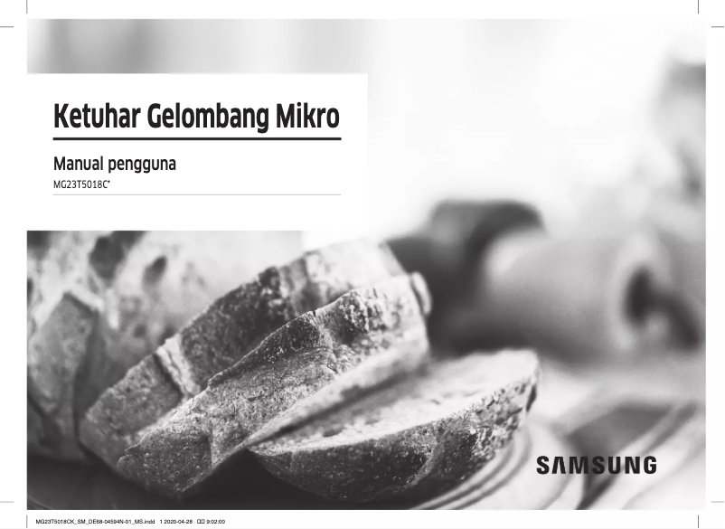 Image de la première page du manuel de l'appareil MG23T5018CP