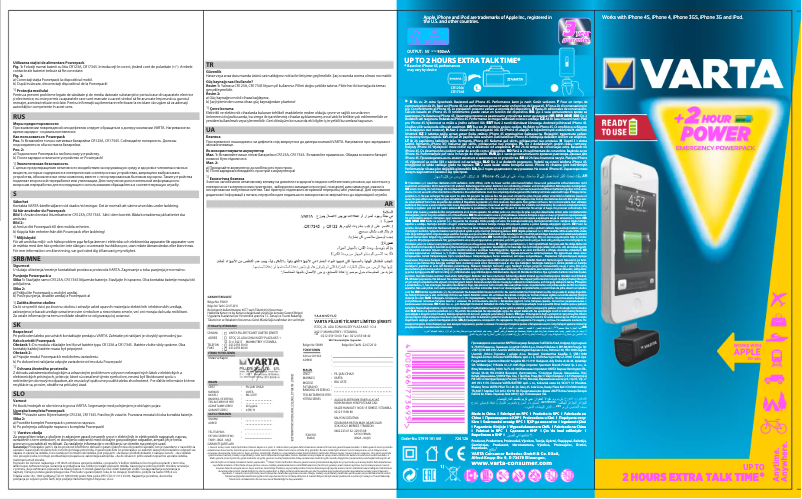 Image de la première page du manuel de l'appareil Emergency Powerpack (30-pin)