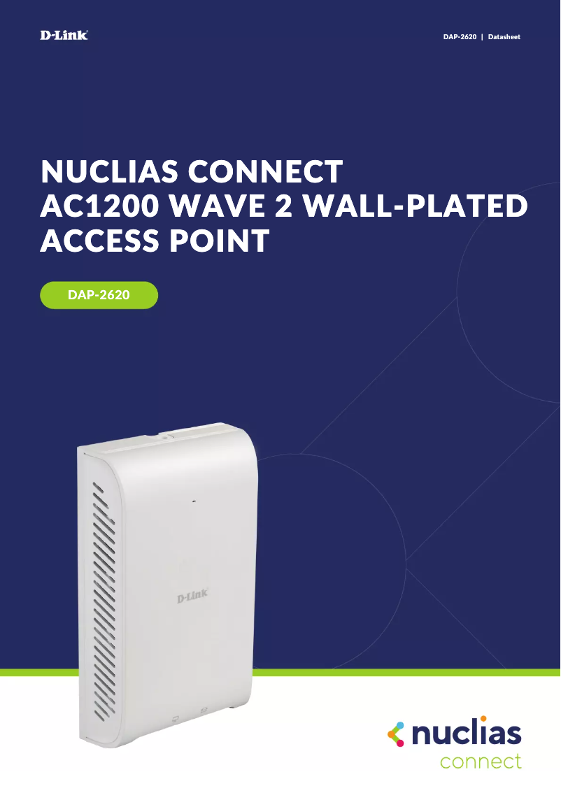 Page 1 de la notice Manuel utilisateur D-Link Wave 2 DAP-2620