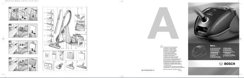 Página 1 del manual Manual de usuario Bosch BSGL32115