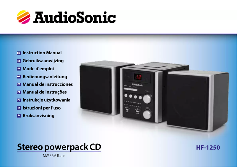 Página 1 del manual Manual de usuario AudioSonic HF-1250