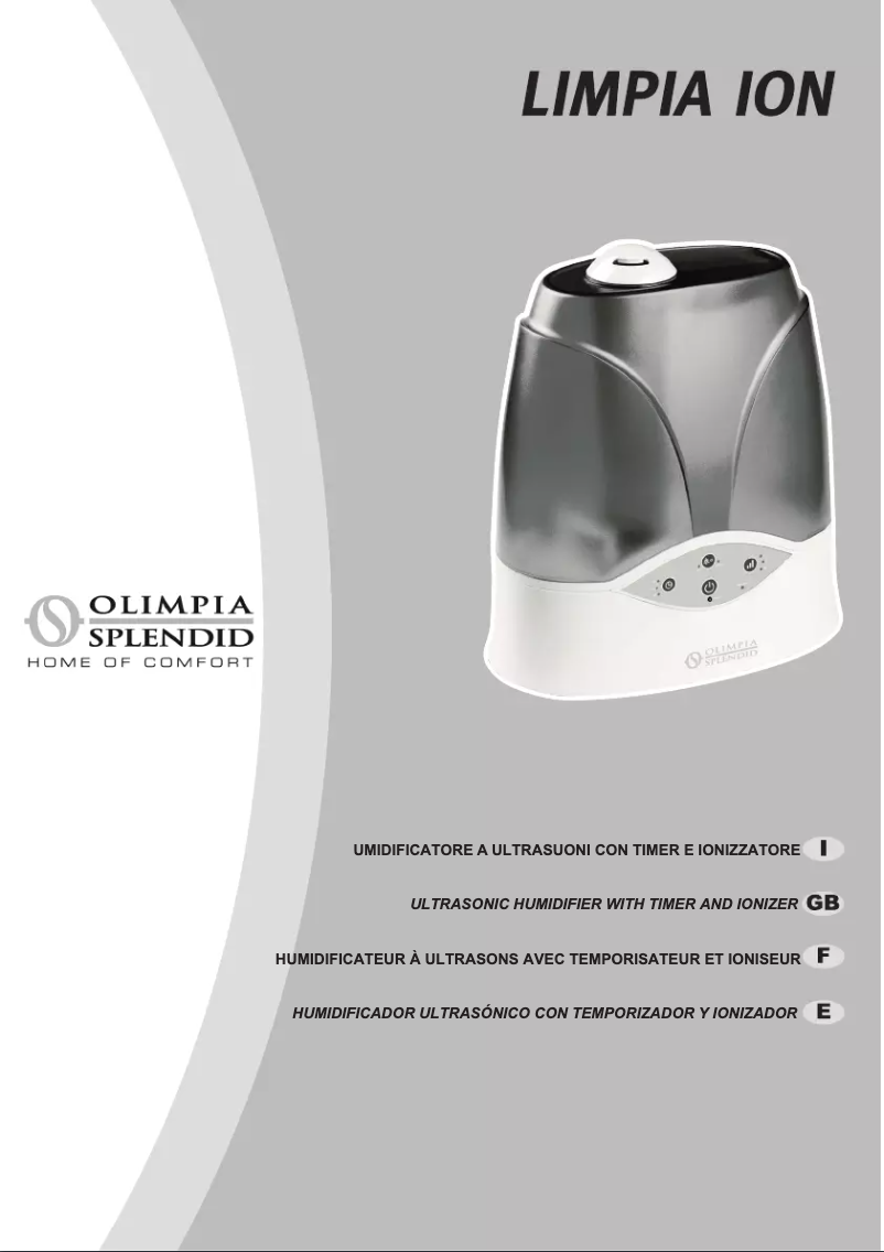 Page n°1 - Manuel utilisateur Olimpia Splendid Limpia ion