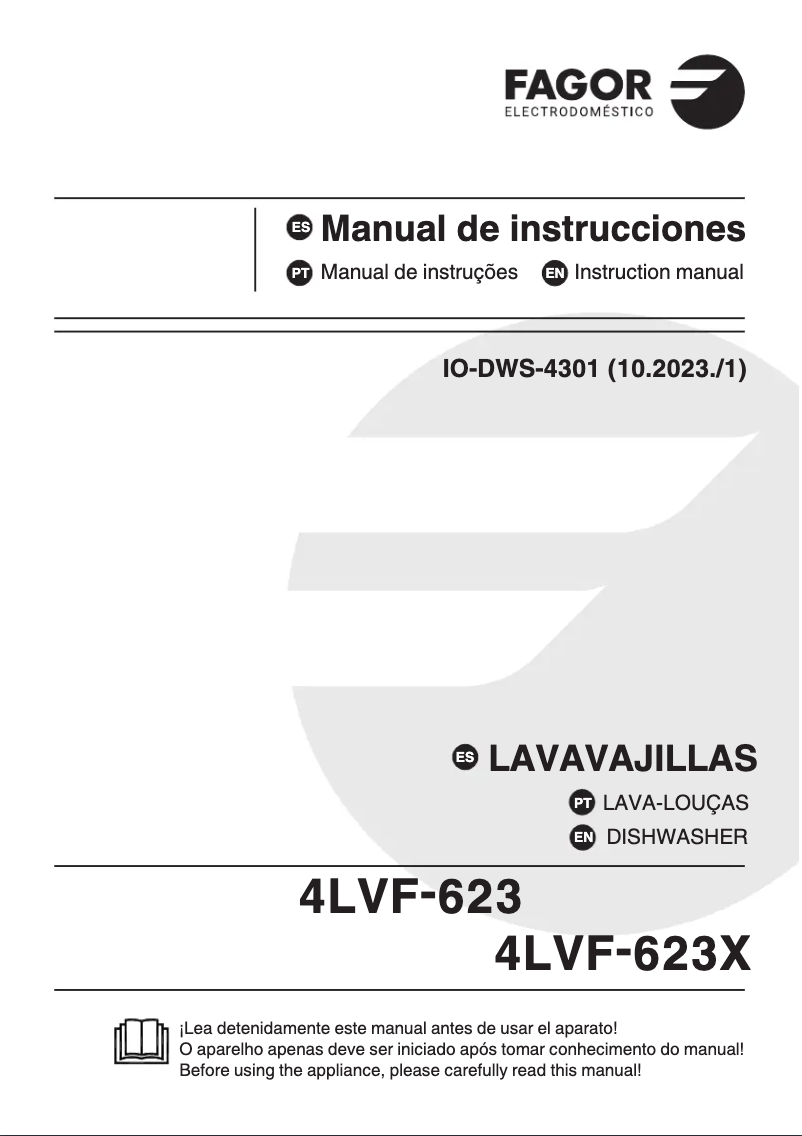 Page n°1 - Manuel utilisateur Fagor 4LVF-623