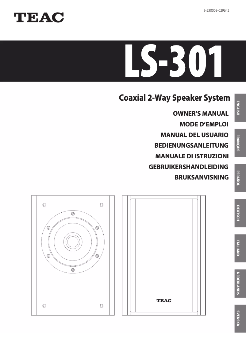 Image de la première page du manuel de l'appareil LS-301