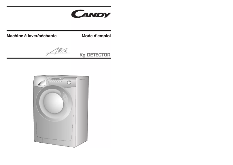 Image de la première page du manuel de l'appareil GOW 338 D