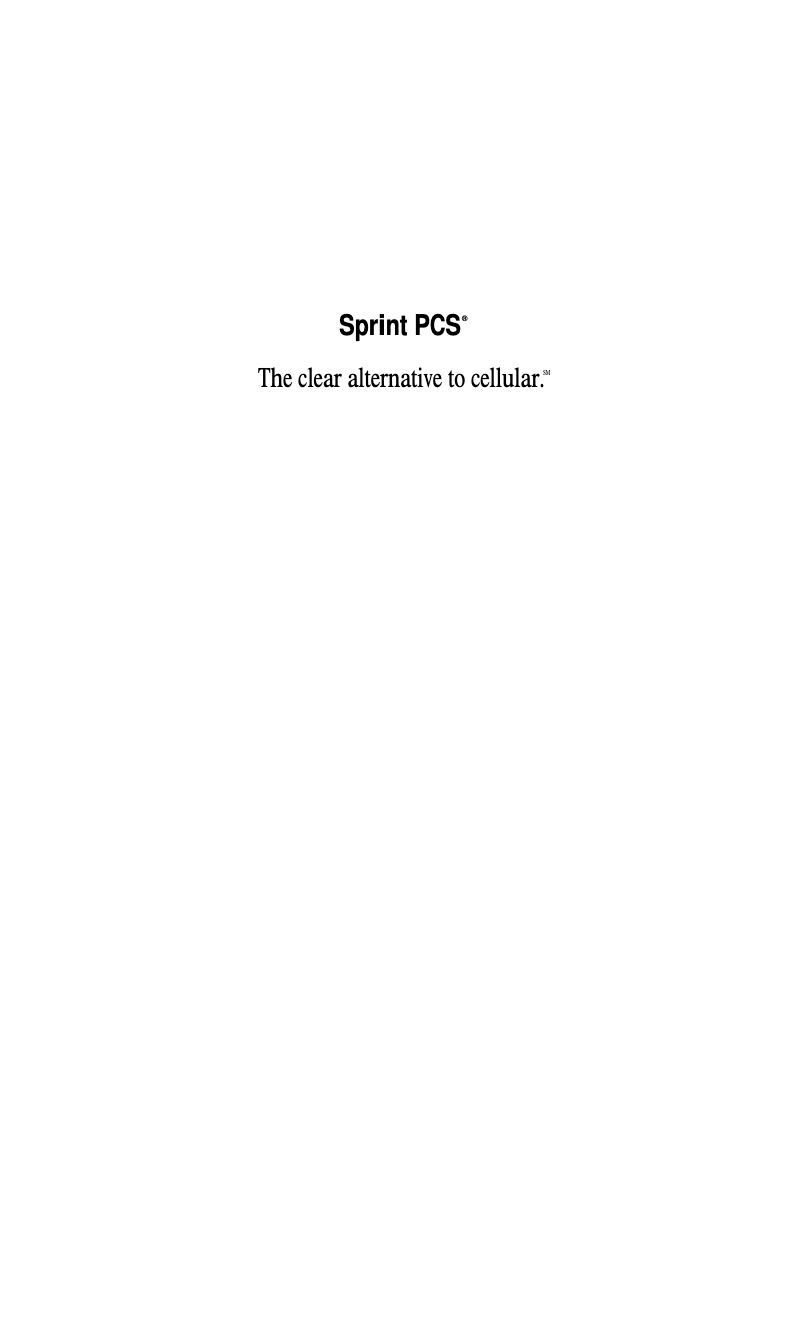 Page 1 de la notice Manuel utilisateur Sanyo Sprint SCP-4500