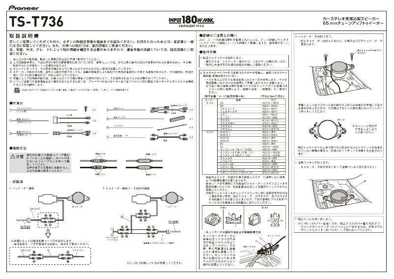 Image de la première page du manuel de l'appareil TS-T736