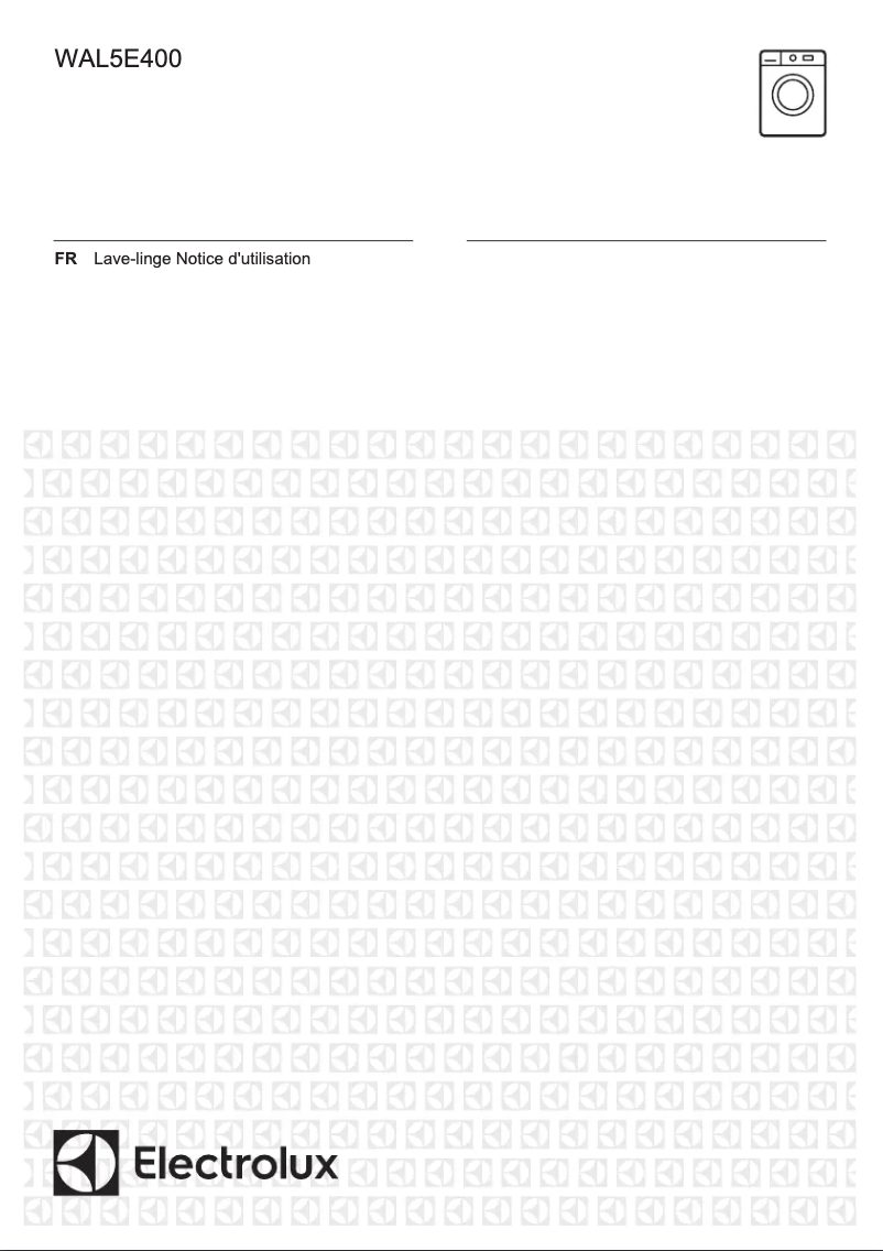 Page 1 de la notice Manuel utilisateur Electrolux WAL5E400