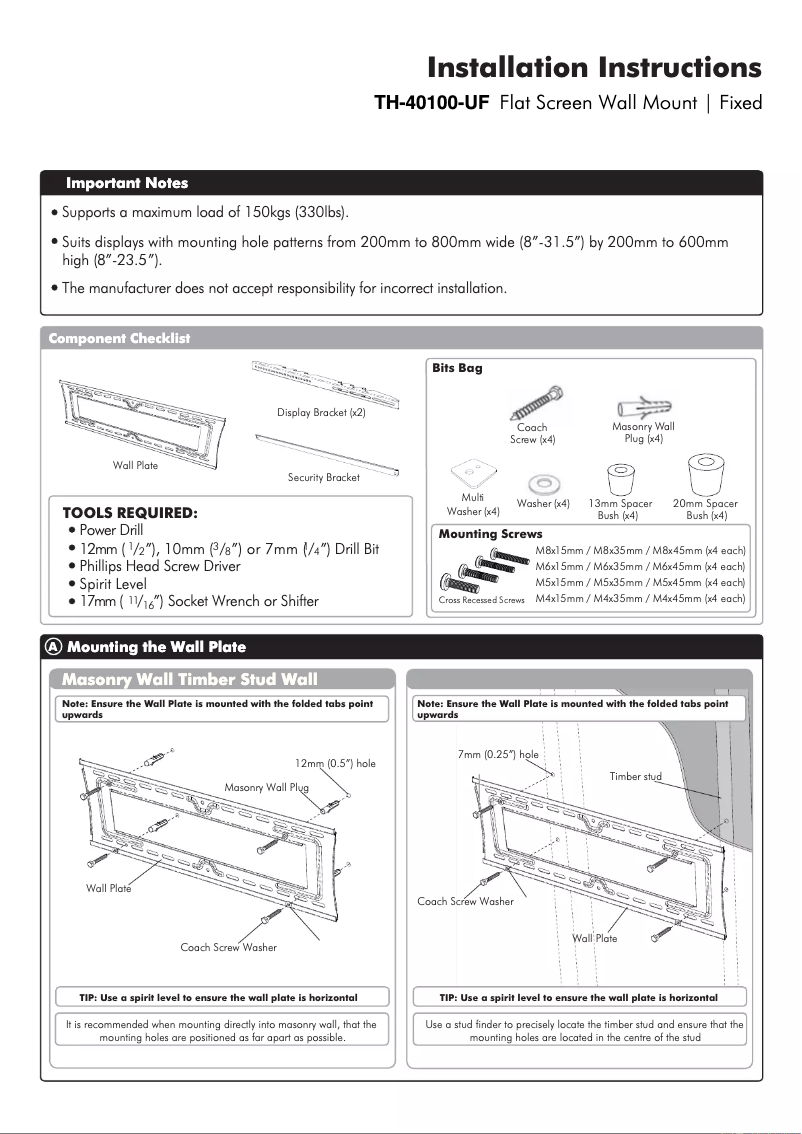 Image de la première page du manuel de l'appareil Telehook TH-40100-UF
