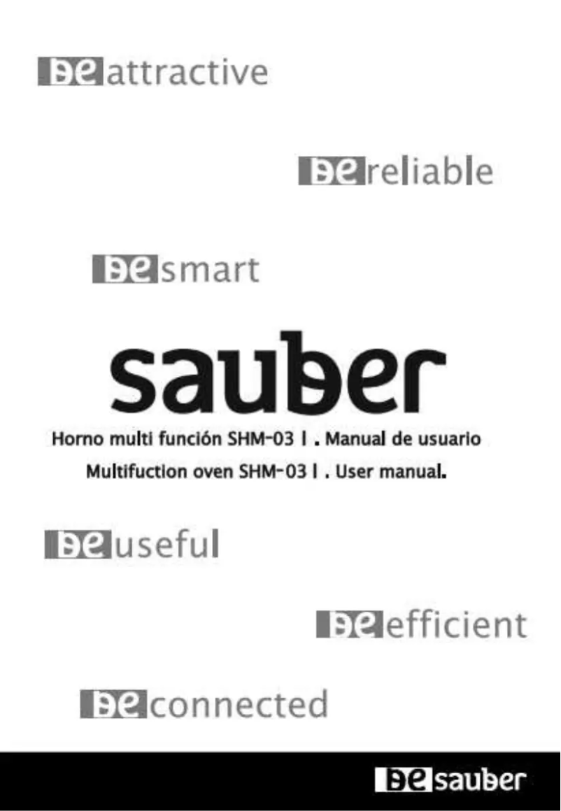 Page 1 de la notice Manuel utilisateur Sauber SHM03I