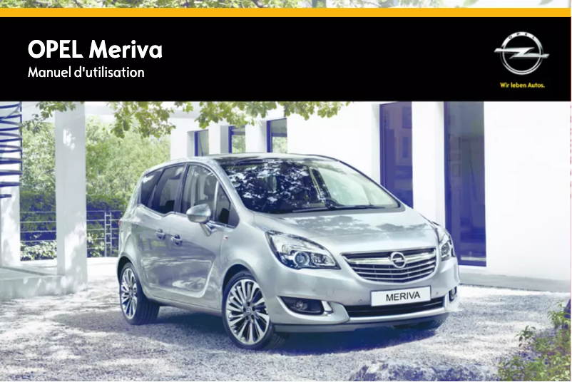 Page 1 de la notice Manuel utilisateur Opel Meriva (2014)