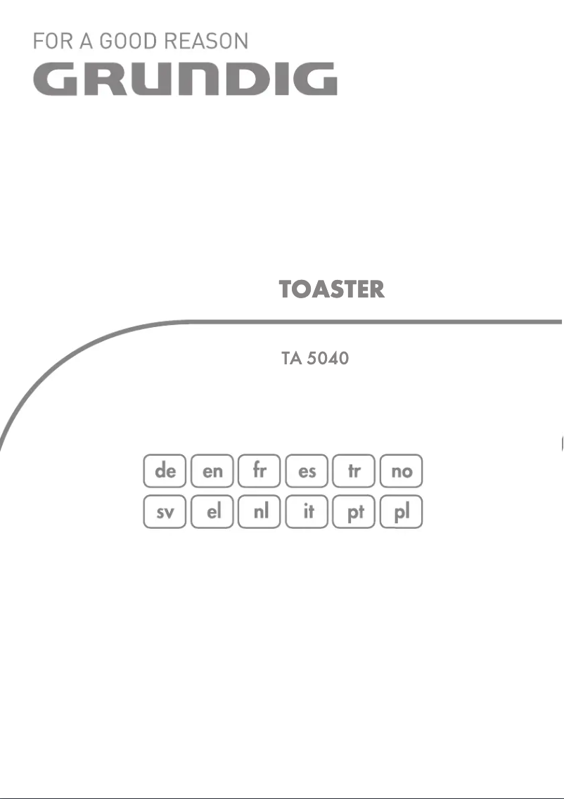 Image de la première page du manuel de l'appareil TA 5040