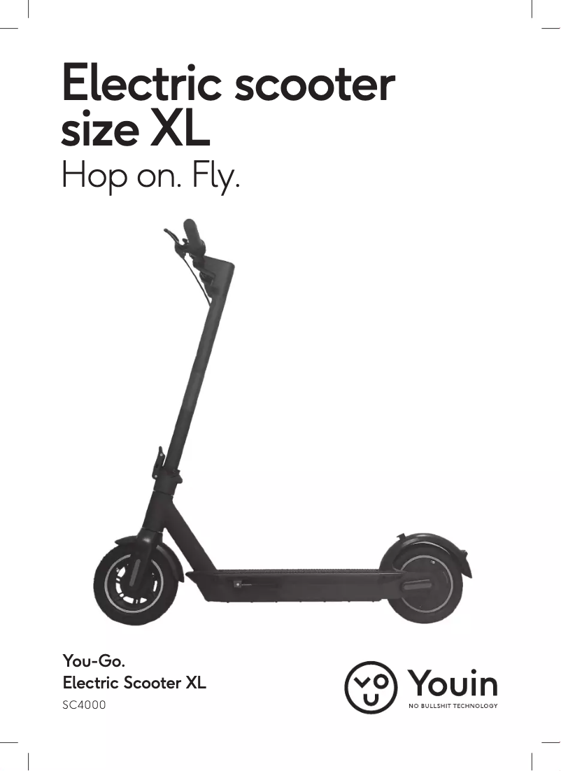 Image de la première page du manuel de l'appareil You-Go XL