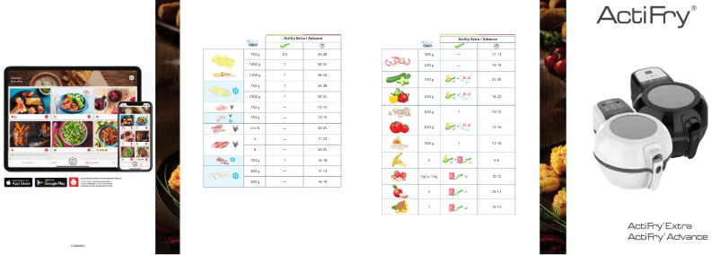 Page n°1 - Guide de démarrage rapide SEB Actifry