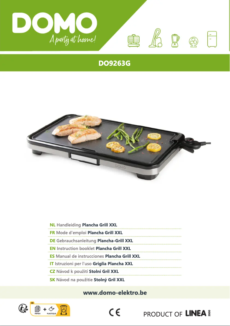 Image de la première page du manuel de l'appareil DO9263G