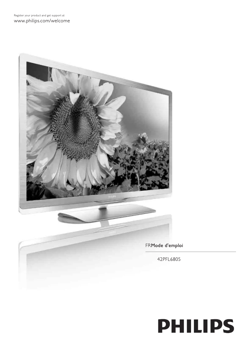 Page 1 de la notice Manuel utilisateur Philips 42PFL6705H