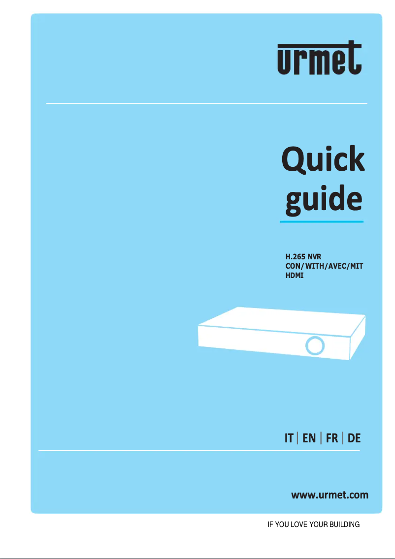 Page 1 de la notice Manuel utilisateur Grothe NVR 1098/328P