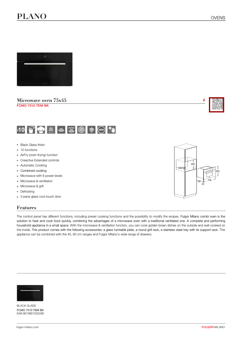 Image de la première page du manuel de l'appareil FCMO 7510 TEM