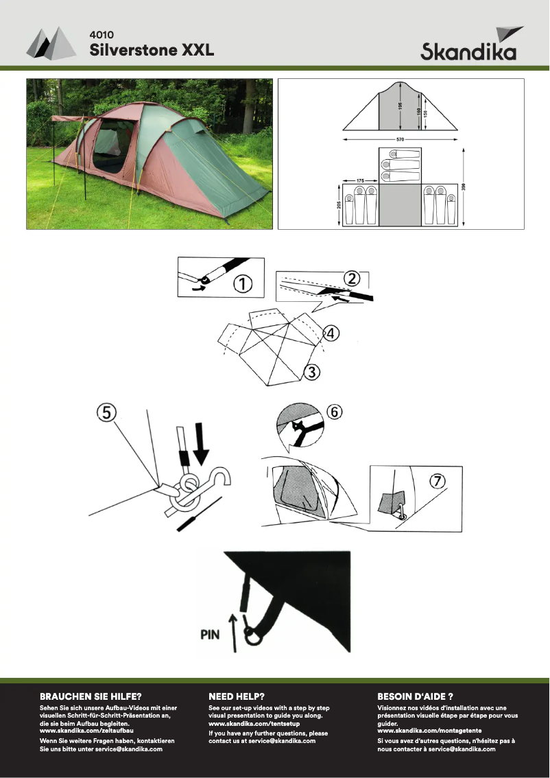 Image de la première page du manuel de l'appareil Silverstone 6 XXL