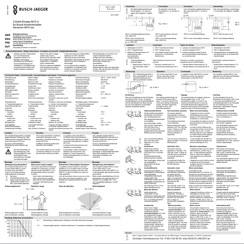 Image de la première page du manuel de l'appareil 6800-0-2273